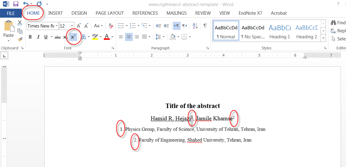 ۱۲ نوشتن مقاله کنفرانس و مجله انگلیسی بر اساس template مطابق استاندارد های کنفرانس های بین المللی