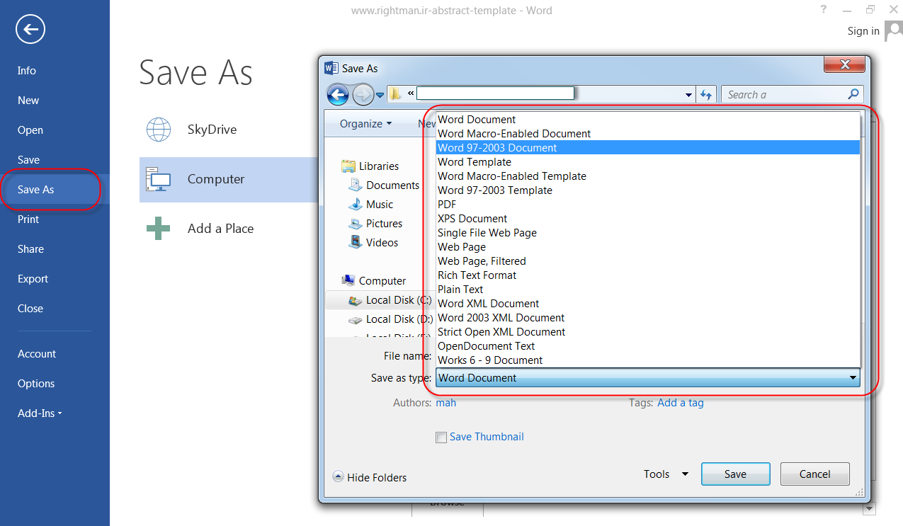 ۲۱ نوشتن مقاله کنفرانس و مجله انگلیسی بر اساس template مطابق استاندارد های کنفرانس های بین المللی
