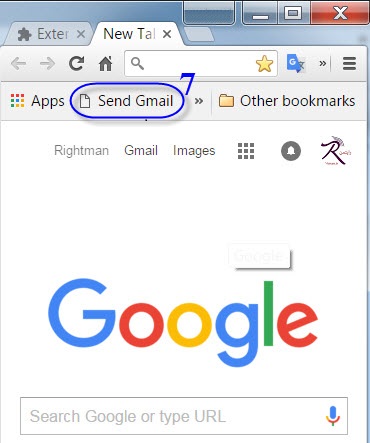 ۵ درج لینک صفحه اینترنت در متن gmail تنها با یک کلیک در گوگل کروم