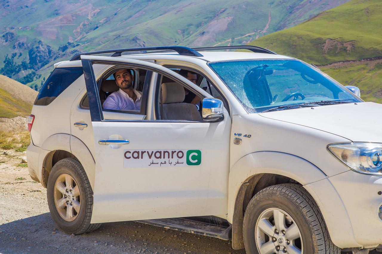 کاروانرو وبسایت اشتراک گذاری سفر carvanro